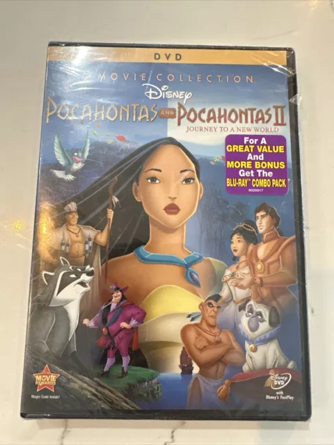 Walt Disney's Pocahontas I&2 Journey To A New World Dvd Brand New Sealed