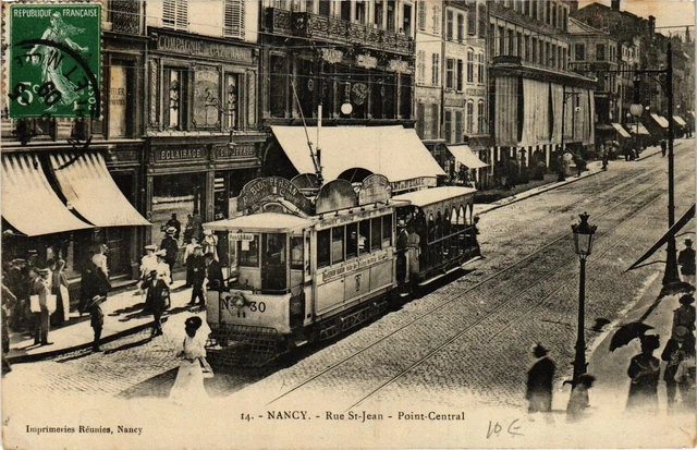 CPA NANCY Rue St-JEAN Central Point (680557)