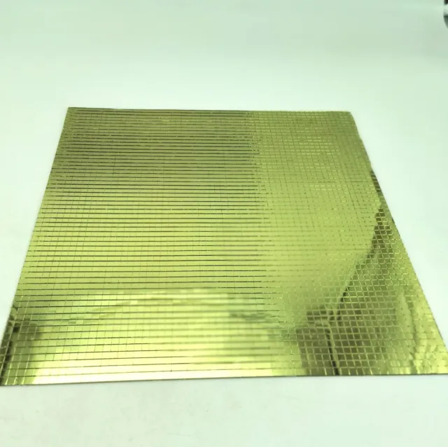 Spiegelmosaik Spiegelglasfliesen 5x5mm/30x30cm selbstklebend gold
