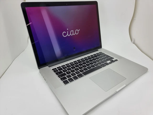 Apple MacBook Pro 15" Core i7-4770HQ 2.2GHz 256GB SSD 16GB RAM A1398 2015