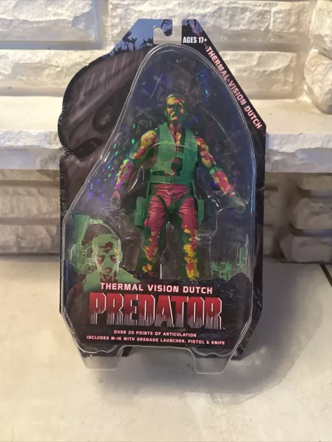 NECA Predator Series 11 Thermal Vision Dutch Action Figure New Factory Sealed