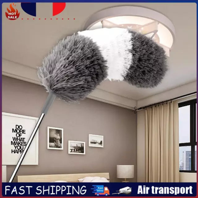 Cleaning Duster Household Tools Dust Removal Brush (Gray White set 2.5 m) FR
