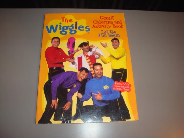 WIGGLES GIANT COLORING and Activity Book Let The Fun Begin Some Pages ...
