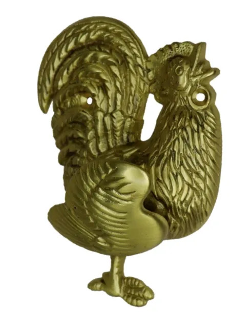 Cock Rooster Door Knocker Vintage Style Handmade Brass Hen Door Bell Home Décor