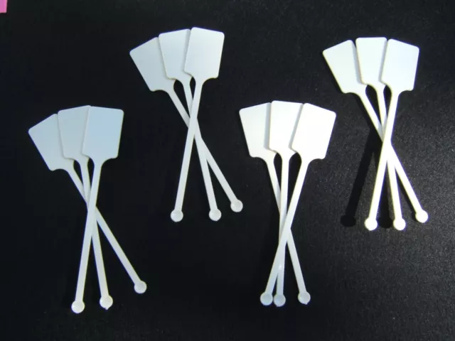 Magic PADDLES - 1 dozen large white BLANK - Create your own tricks and routines!