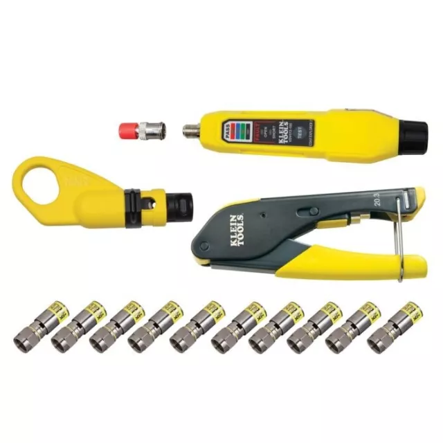 Klein Tool Coax Cable Installation & Test Kit