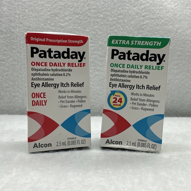 EYE ALLERGY ITCH Relief Drop Once Daily Pataday Alcon 2.5mL Exp 11/23