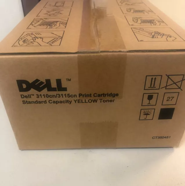 Genuine Dell 3110cn/3115cn Yellow Toner Cartridge