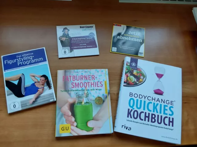 ABNEHMEN/ Diät/ Fitness/ Fatburning/ Body-Change - Konvolut (DVDs + Bücher) 