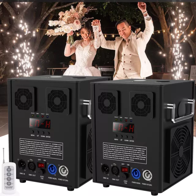 Cold Spark Machine 700W Firework Machine DMX Stage Effect Wedding DJ Dance Event