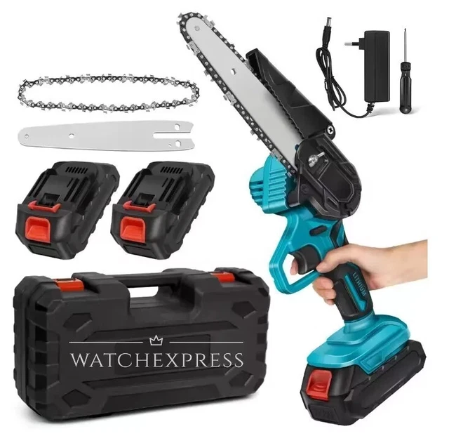 Motosega A Batteria Brushless - 8 Pollici, 1200W, Per Potatura E Fai Da Te - Foto 6