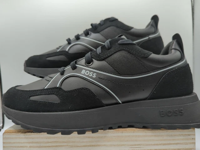 Boss athleisure maze low top knit trainers hotsell