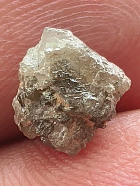 Diamant Brut Naturel Gris 8.40 Carats - Origine Afrique/Inde - Non Taillé, Opaque