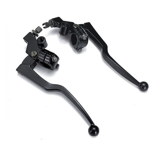 US 2x Bearing Assembly 22MM Motorcycle Bike Handle Front Brake Lever W/Clutch