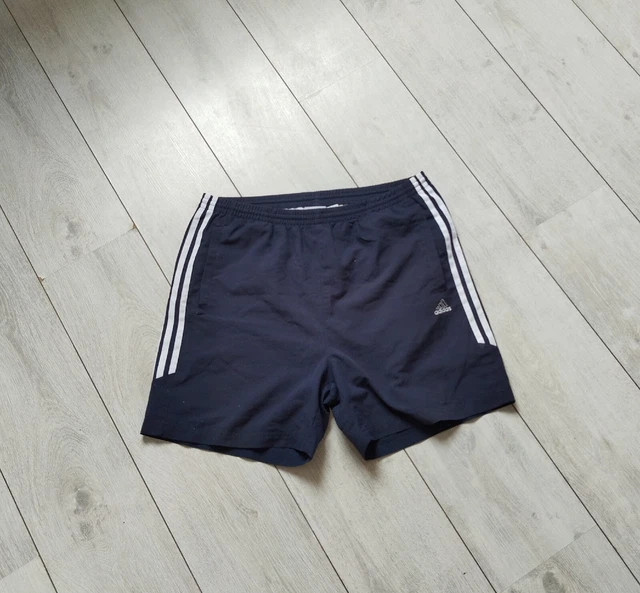 Short Vintage AS Sport Années 80 - Polyamide - Noir Et Vert - Taille 95 / L