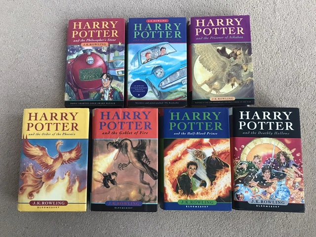 HARRY POTTER 1-7 Complete Hardback Book Set J. K. Rowling Bloomsbury