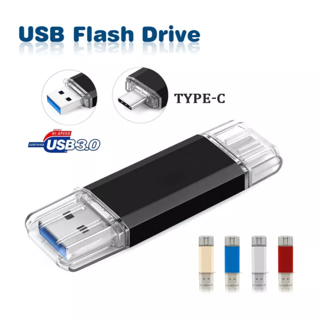 Mobile iOS 3 en 1 Type C micro CLE USB 3.0 clé Flash 32 Go 64 Go