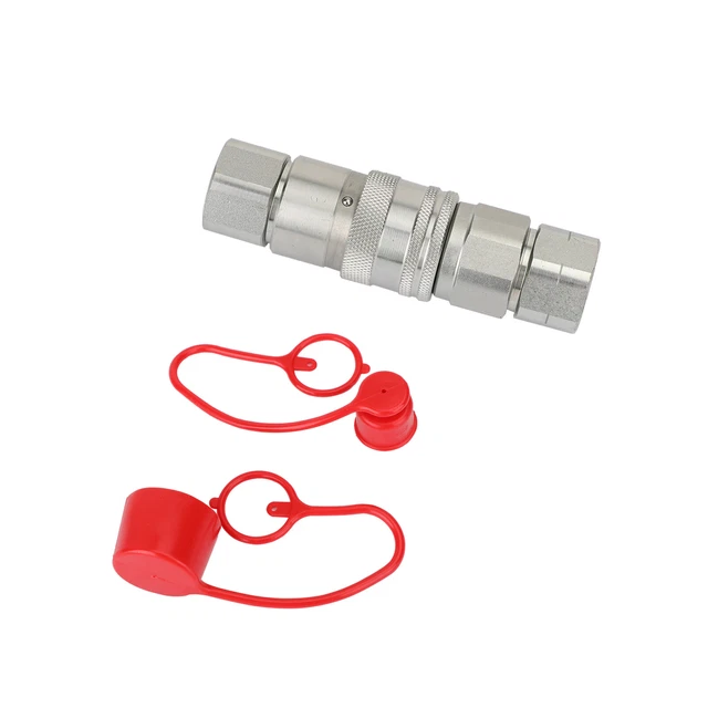 ISO 16028 1/2" NPT In Acciaio Interscambio Faccia Piatta Accoppiamento P