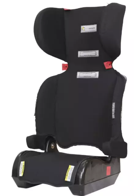 Infasecure Versatile Folding Booster Car Seat for 4 to 8 Years, Black (CS6013) 2