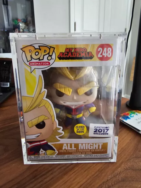 Funko Pop! My Hero Academia All Might #248 GITD Glow in the Dark Funimation 2017