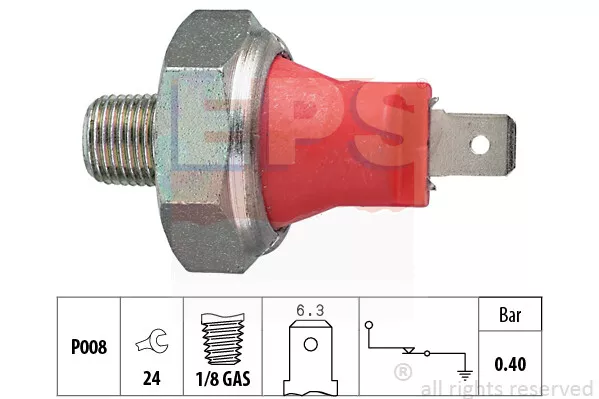 EPS 1.800.017 Oil Pressure Switch for ACURA,CHEVROLET,DAEWOO,DAIHATSU,FORD,FORD
