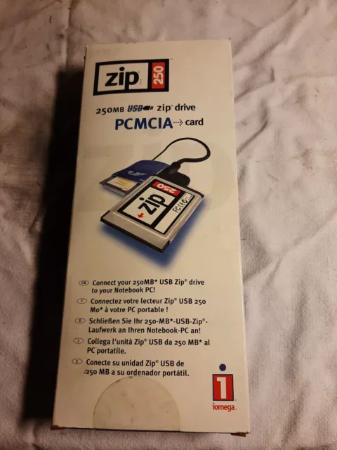 Iomega 250mb External Zip PCMCIA Connector - NEW AND BOXED