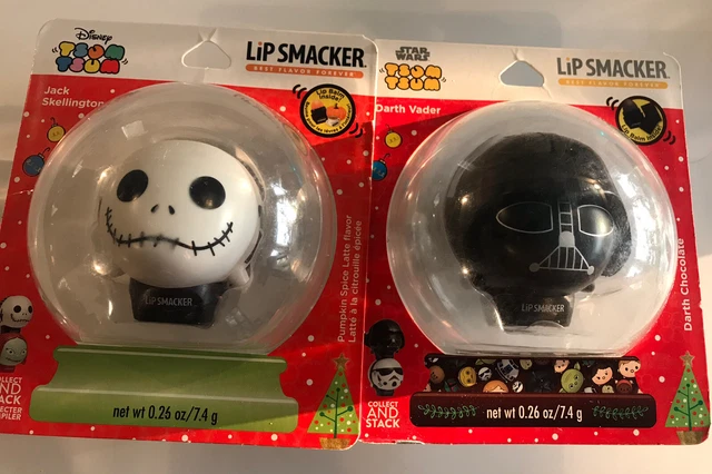 *2* Lip Smacker Disney Tsum Balms - Jack Skellington Pumpkin Spice W/Darth Vader