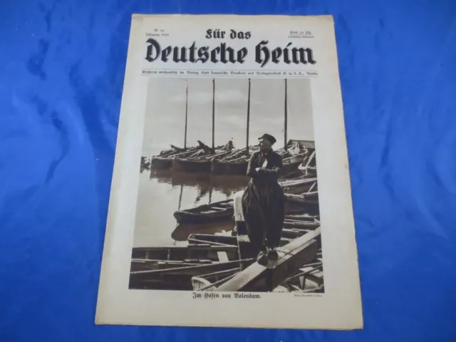 Für das Deutsche Heim 20/1930 RAR Vintage Mode tolle Reklame