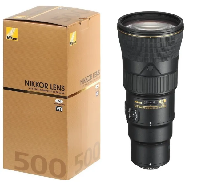 Nikon AF-S NIKKOR Lens 500mm f/5.6E PF ED VR Objektiv NEU OVP