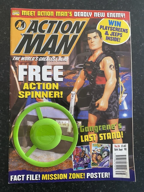 ACTION MAN MAGAZINE No.26 16th Sept 1998 £12.67 - PicClick UK