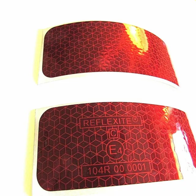 2 X REFLEXFOLIE Rot Reflektorband Reflektorfolie Reflektionsband  selbstklebend EUR 4,99 - PicClick DE