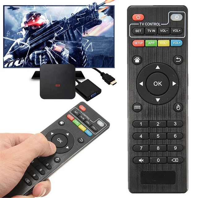 Télécommande V88 pièce de remplacement universelle remplacement noir ensemble