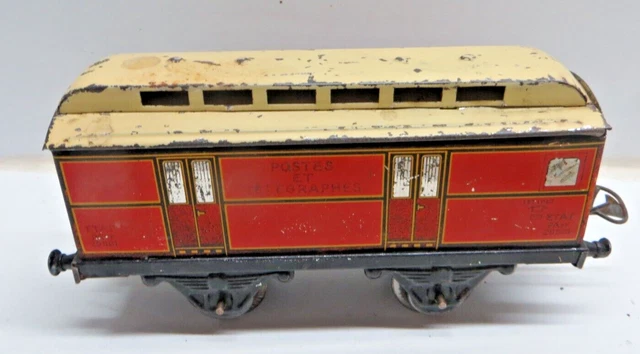 Hornby Échelle 0 Ancien Wagon Postes Et Télégraphes