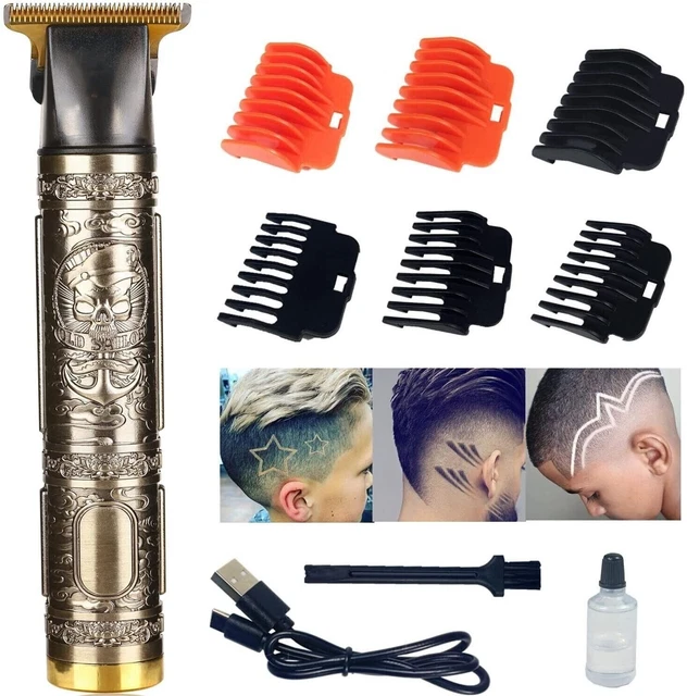 Maquina De Cortar Cabello Para Afeitar Recortadora Recortar Kit Pelo Corte Barba