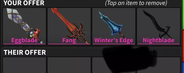 Mm2 Set Bundle 🌙 HANDSAW ICEDRAGON VAMPIRE EDGE HEARTBLADE 🌙 Cheap