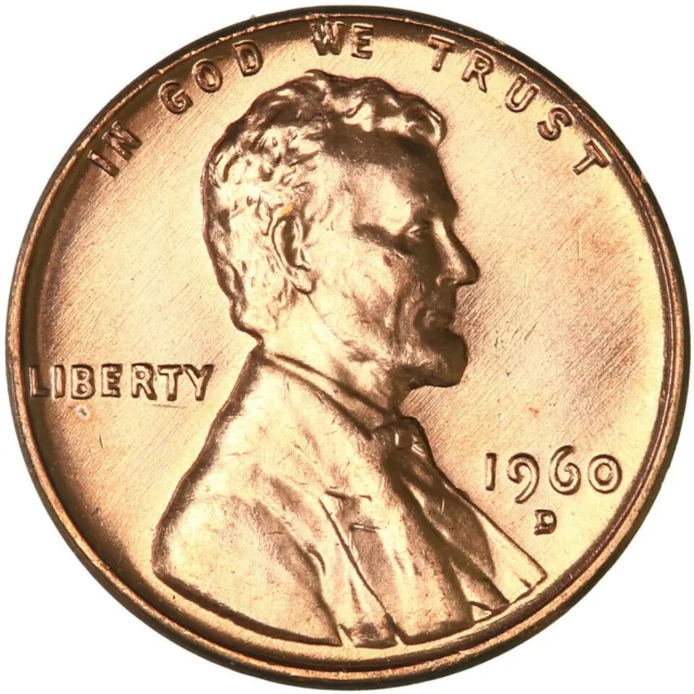 1960 D Small Date   Lincoln Memorial Cent - BU