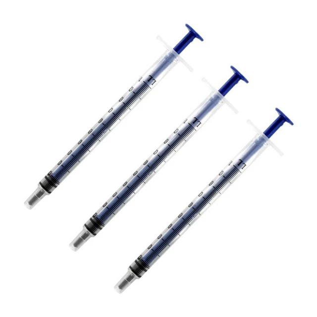 Siringhe di precisione Modell Craft 3x1ml ideali per applicazione a portata dura