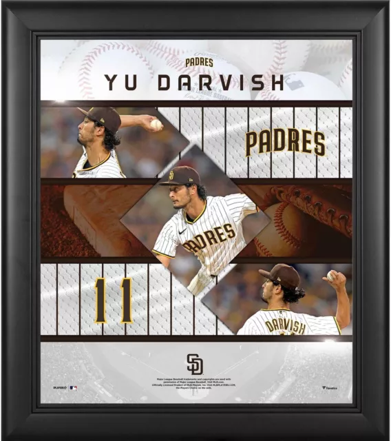 Yu Darvish San Diego Padres Framed 15" x 17" Stitched Stars Collage