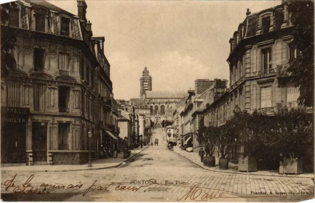 CPA Pontoise Rue Thiers (1319713)