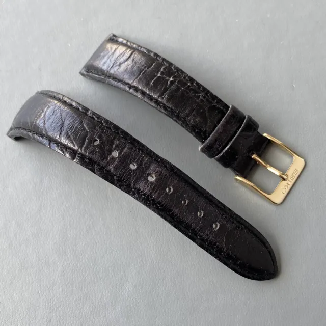 GENUINE SEIKO CALF- Z18 watch strap (brown) MINT condition £ - PicClick  UK