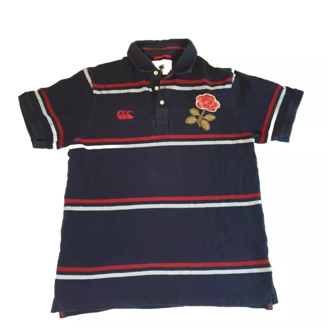 Limited Edition Canterbury England Rugby Polo Shirt - Size Large