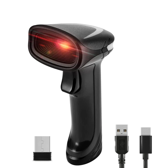 JR WIRELESS 2D Bluetooth Barcode Scanner QR Code Reader For PC iPhone