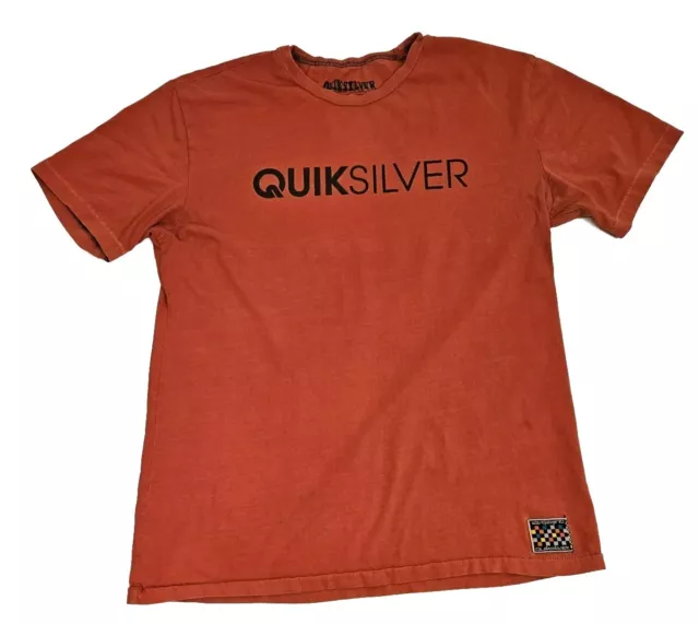 Quiksilver Shirt Men's VINTAGE Large Short Sleeve Single Stitch Tee