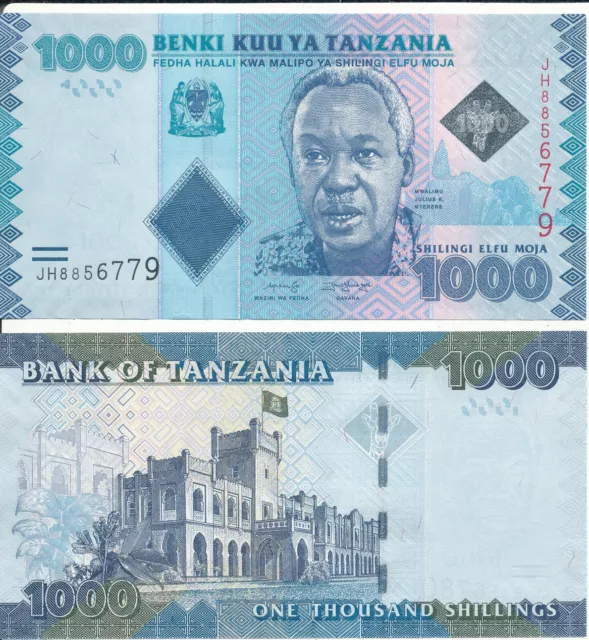 Tanzania / Tansania - 1000 Shilingi 2019 UNC - Pick 41c