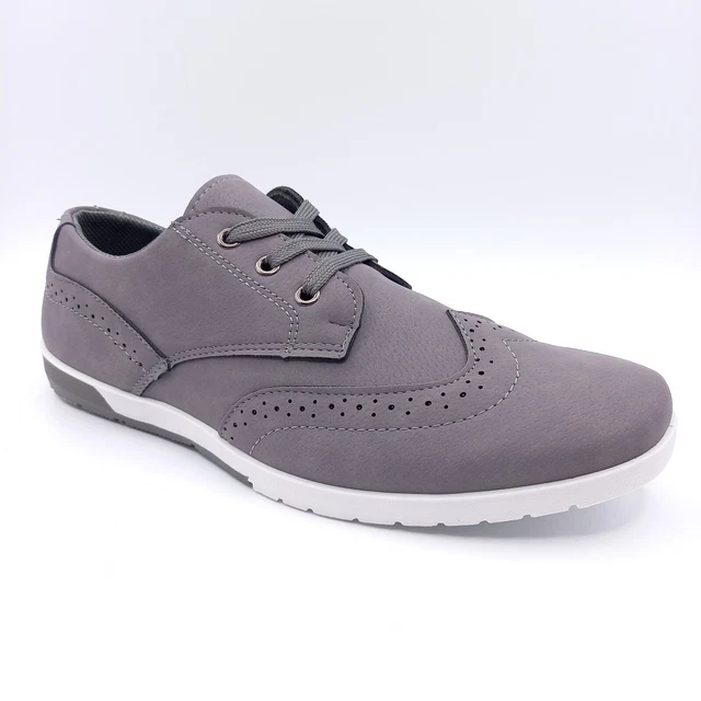 Derby EDEN PARK Richelieu Homme Taille 40 Noir Cuir - Chaussure Tennis Occasion Bon état