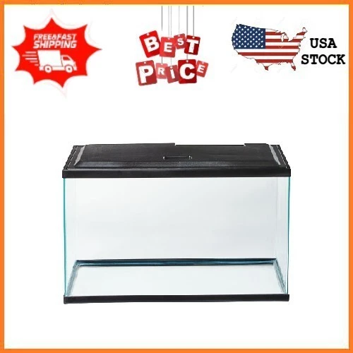 Aqua Culture 10-Gallon Glass Aquarium Starter Kit 10 GALLON:LED NV96098 13.3 lbs