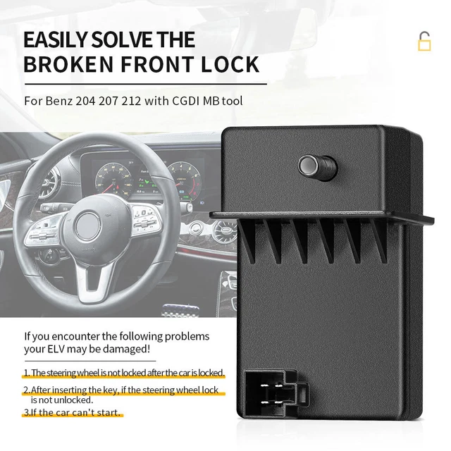 CGDI ELV Simulatore Rinnova ESL per Benz 204 207 212 Programmatore Benz Lavoro CGDI MB