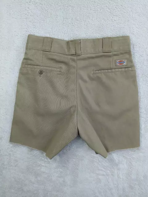 Dickies Chino beige Damenshorts Vintage Freizeit Sommerhose Damen Größe W30 2