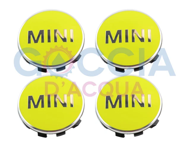 Genuine MINI F56 F55 F54 F57 F60 Wheel Center Cap Bright Yellow 36132354151 set