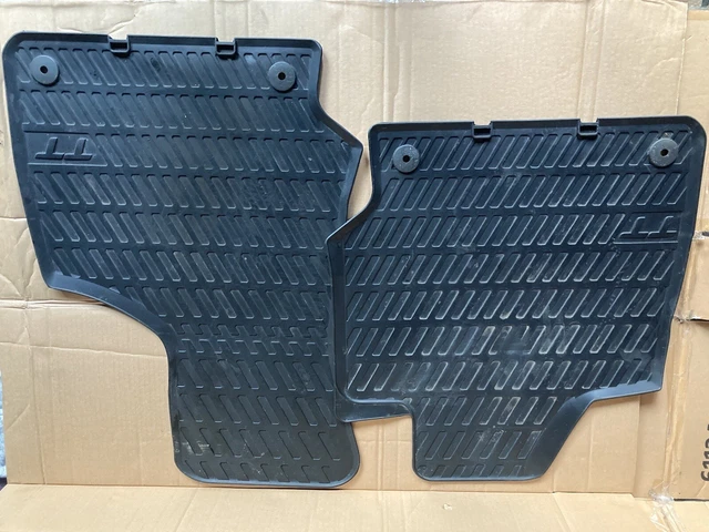 Genuine Audi TT MK 2 Front Rubber Mats with TT Logo - RHD